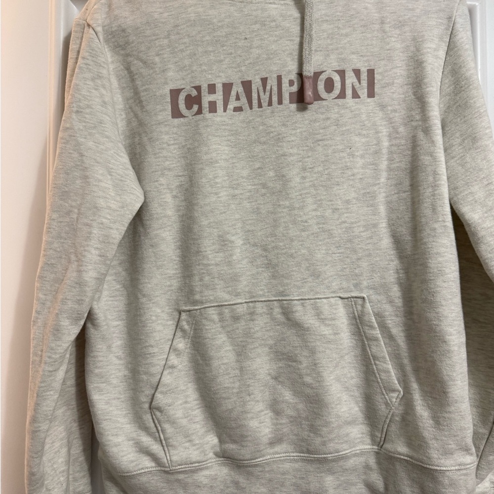Women’s Champion oatmeal Hoodie